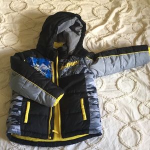 Boys lined Batman puffer jacket 5/6